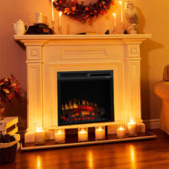 XHD Firebox installé dans une cheminée décorative