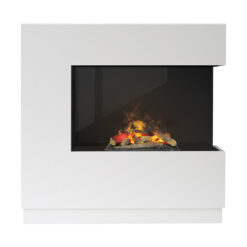 Cheminée électrique Zen de Dimplex version blanche