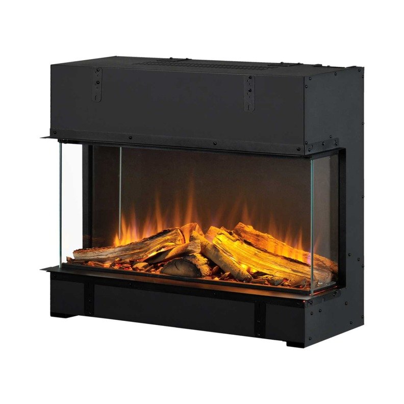 Dimplex Vivente Plus 75 configuré en 3 faces