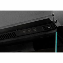 Gros plan sur les commandes du Dimplex Vivente Plus