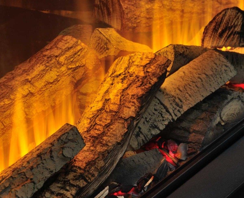 Effet de flammes du Dimplex Vivente Plus