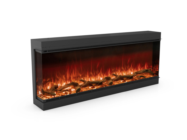 Insert de cheminée électrique Astro de Planika version 1500 mm - Côté gauche