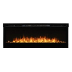 Vue frontale de la cheminée insert électrique Prism Dimplex