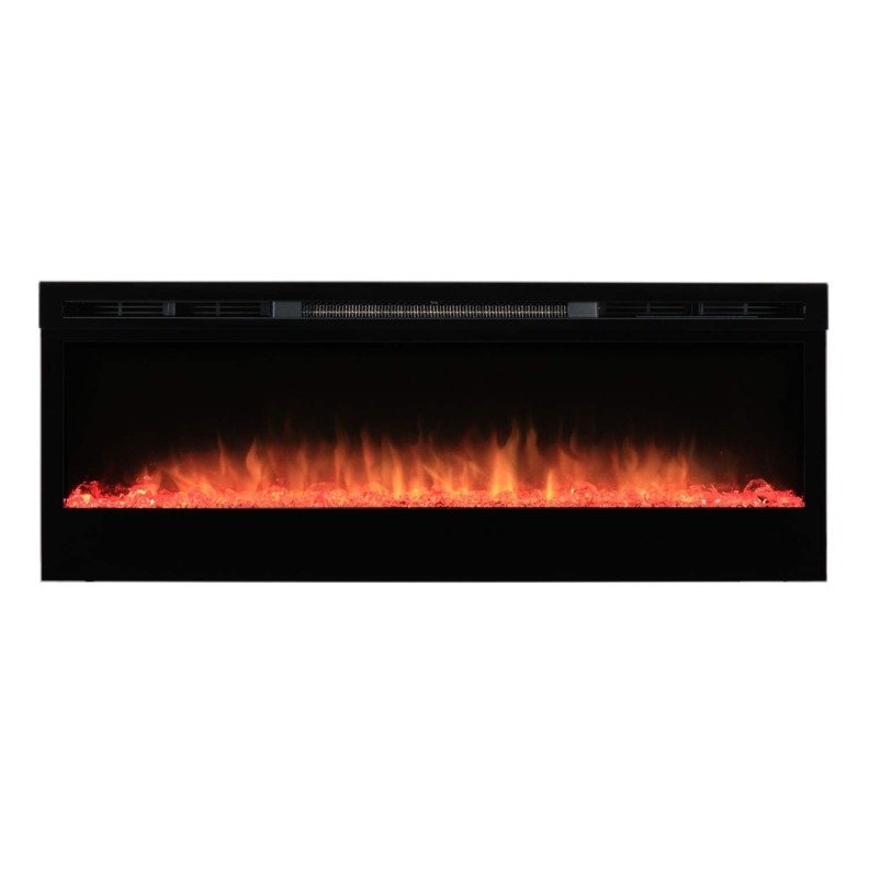 Effet de flammes rouge de la cheminée electrique Prism Dimplex