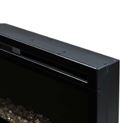 Insert électrique Prism Dimplex - Vue sur l'angle du haut