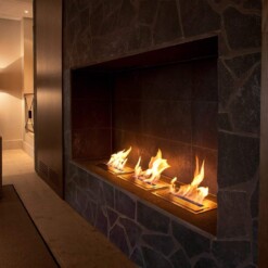 Association de 3 brûleurs bioéthanol Vauni RE:Build pour un rendu sensationnel