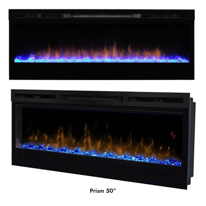Cheminée électrique Prism 50" de Dimplex avec effet de flamme bleu