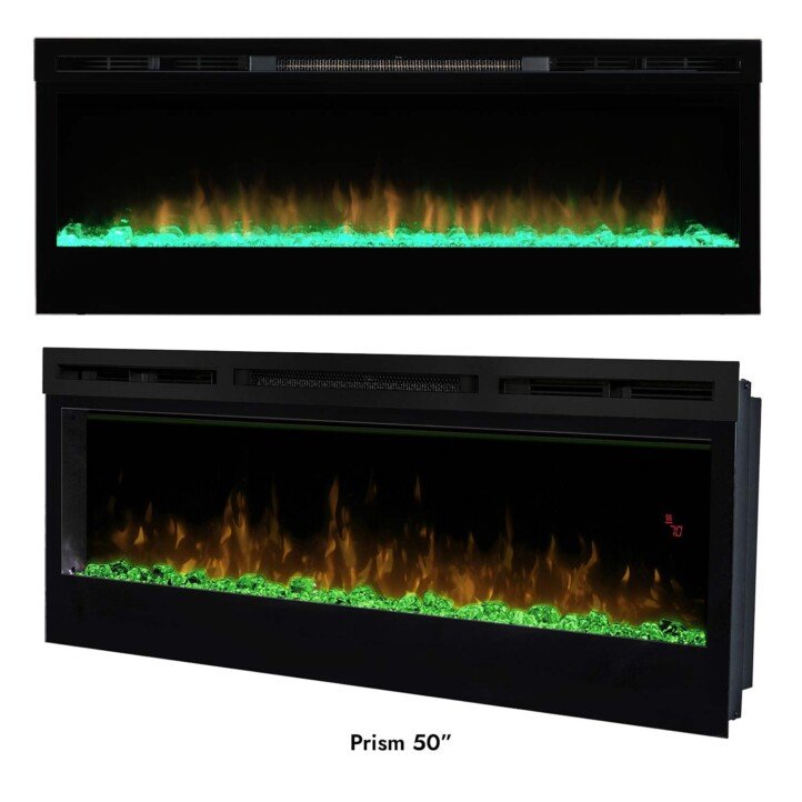 Cheminée électrique Prism 50" de Dimplex avec effet de flamme vert