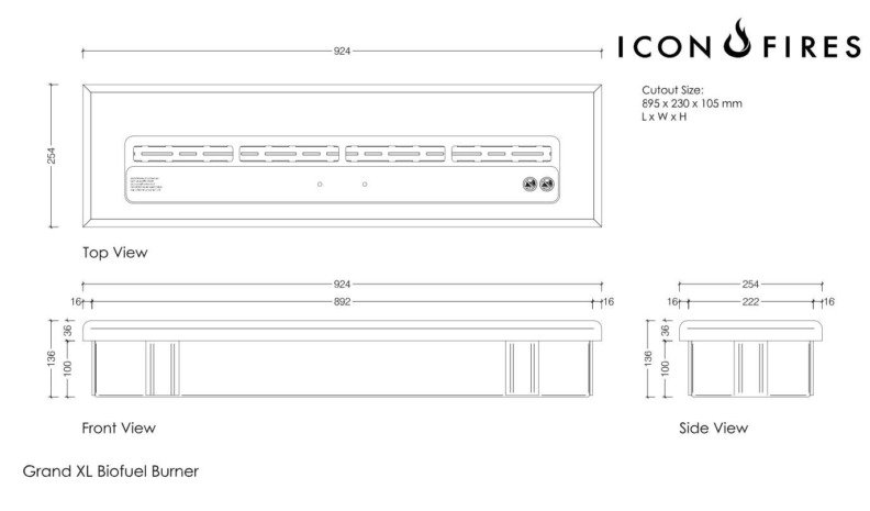 Bruleur Icon Fire manuel Commercial Range