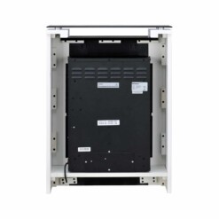 Face arrière de la cheminée électrique à poser au sol  Gisella de Dimplex