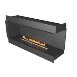 Foyer bio-ethanol deux faces