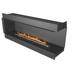 Foyer bio-ethanol deux faces