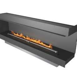 Foyer bio-ethanol deux faces