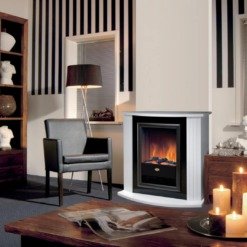 Dimplex Mozart White dans un salon