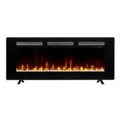 Cheminée électrique Dimplex Sierra avec décoration galets