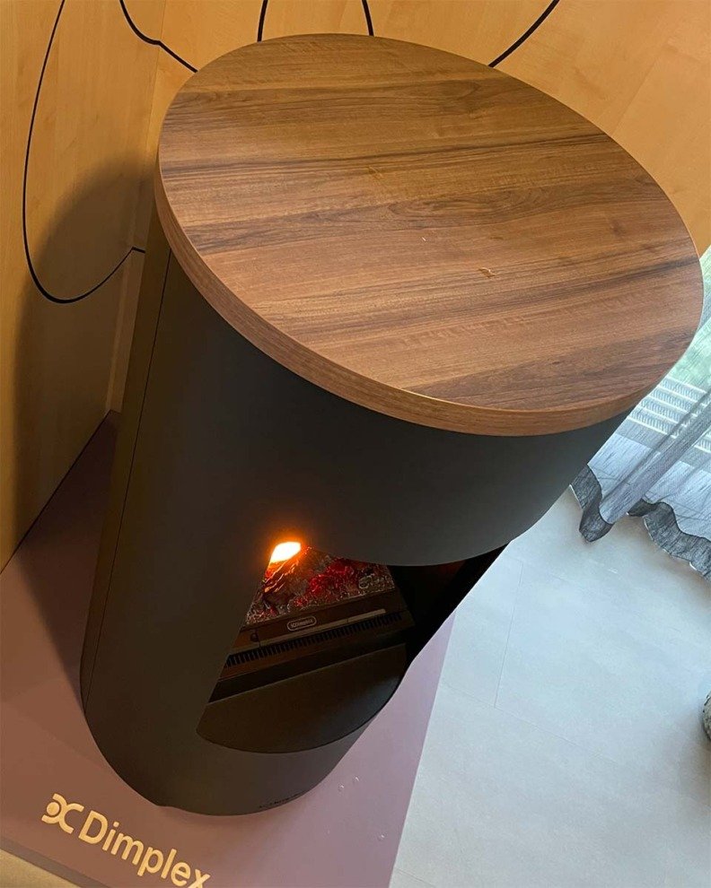 Vue de haut Dimplex Fyr 127