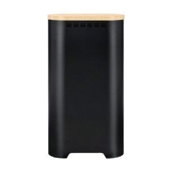 Vue arrière du poêle électrique design Natur 120