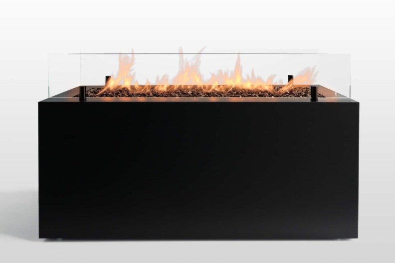 Cheminée à gaz Rio Planika avec sa flamme