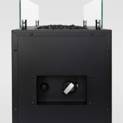 Cheminée à gaz Rio de Planika vue de profil