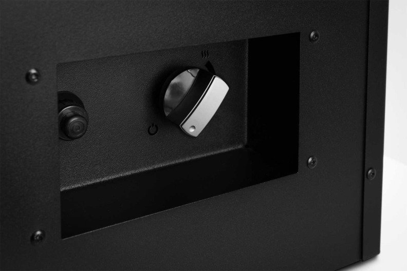 Commandes manuelles de la cheminée à gaz Rio