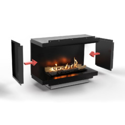 Foyer au bioéthanol Planika Neo 500 -Ajout des faces