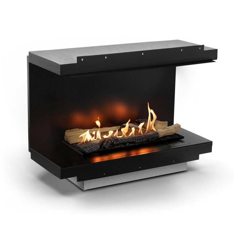 Foyer au bioéthanol Planika Neo 500 - 3 faces