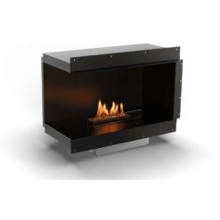 Insert bioéthanol Senso Fireplace de Planika - Face gauche ouverte