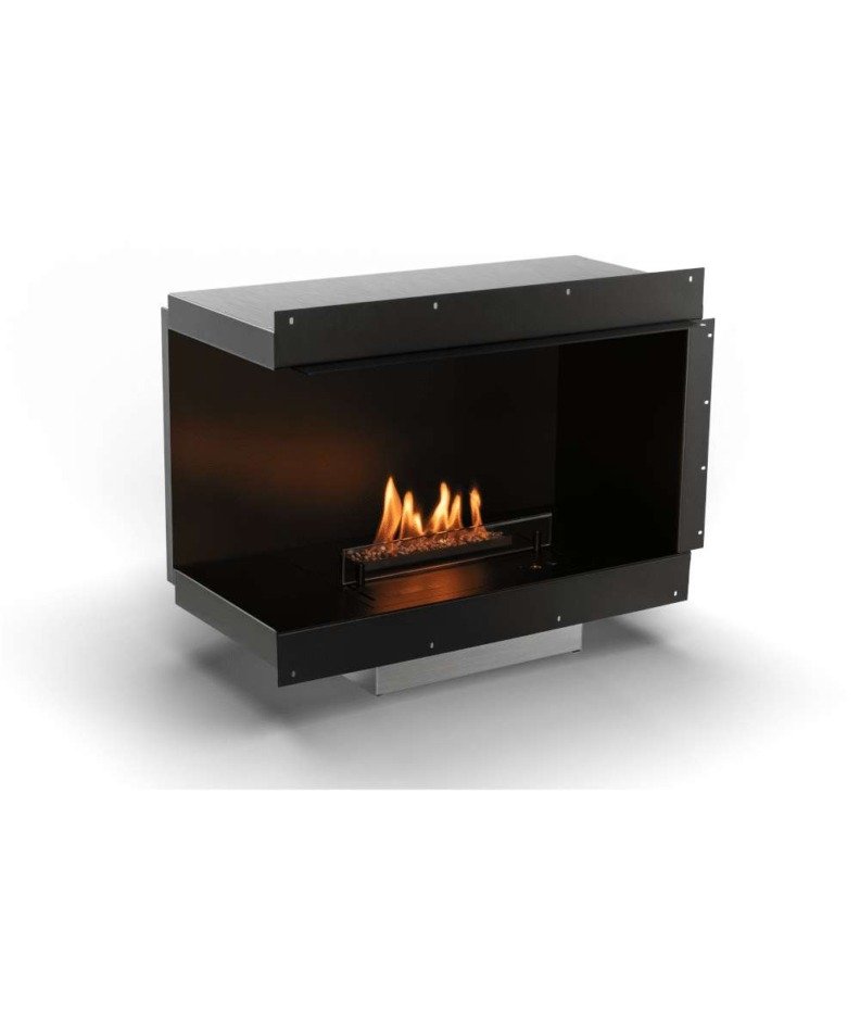 Insert bioéthanol Senso Fireplace de Planika - Face gauche ouverte