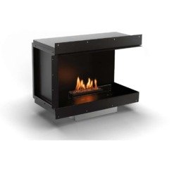 Insert bioéthanol Senso Fireplace de Planika - Face droite ouverte