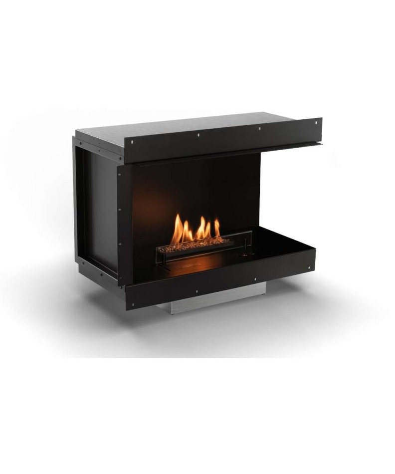 Insert bioéthanol Senso Fireplace de Planika - Face droite ouverte