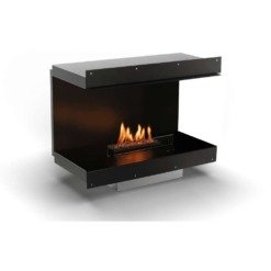 Insert bioéthanol Senso Fireplace de Planika - Trois faces