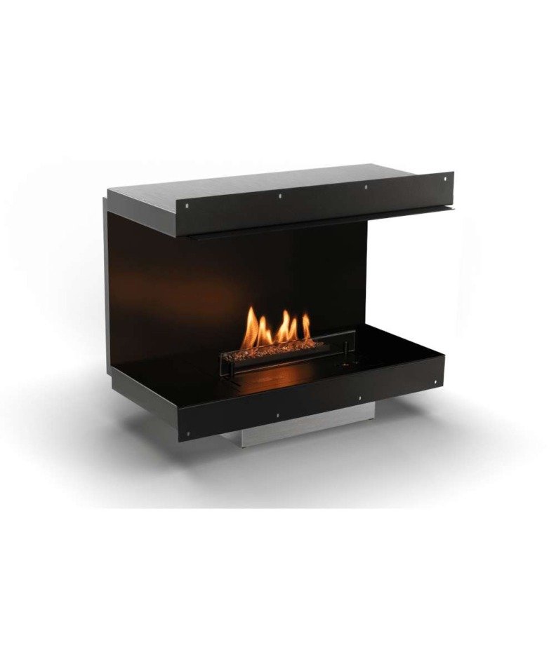 Insert bioéthanol Senso Fireplace de Planika - Trois faces