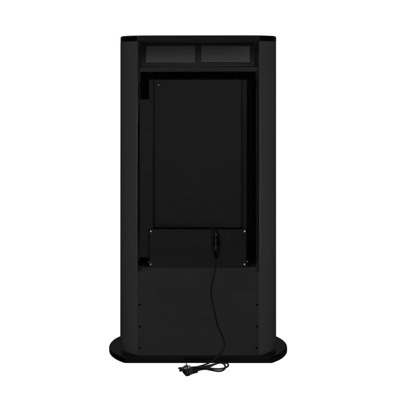 Derrière du poêle électrique Verdi couleur noir mat