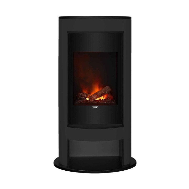 Poêle électrique Verdi en noir mat