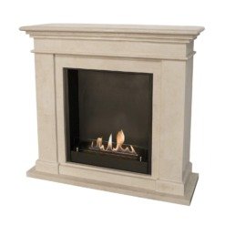 Kos pierre blanche polie insert bioéthanol