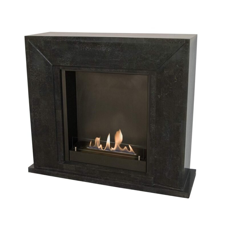 Xaralyn Nero en pierre noire polie et fond noir