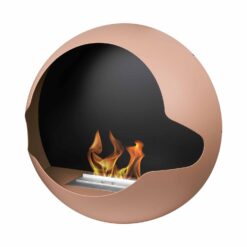 Cheminée au bioéthanol murale - Vauni Cupola Coral