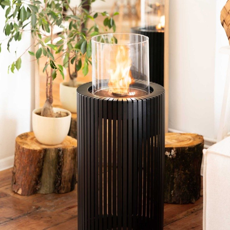 Cheminée bioéthanol Planika Mandala en situation en intérieur