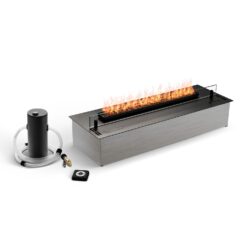 Brûleur au bioéthanol Planika Neo Burner 75 cm avec sa pompe et sa télécommande