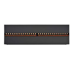 Cheminée à vapeur d'eau Dimplex Cassette 1000 RGB Optimyst éteinte et vue du dessus