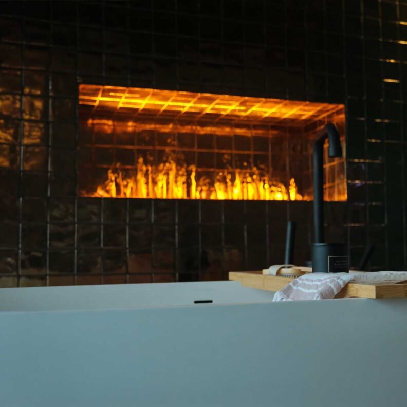 Dimplex Cassette 1000 Multi encastré dans une niche