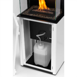 Machinerie du poêle au bioéthanol Planika Arcticon White