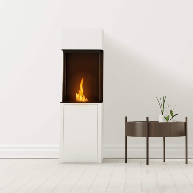 Poele bioéthanol blanc Arcticon White