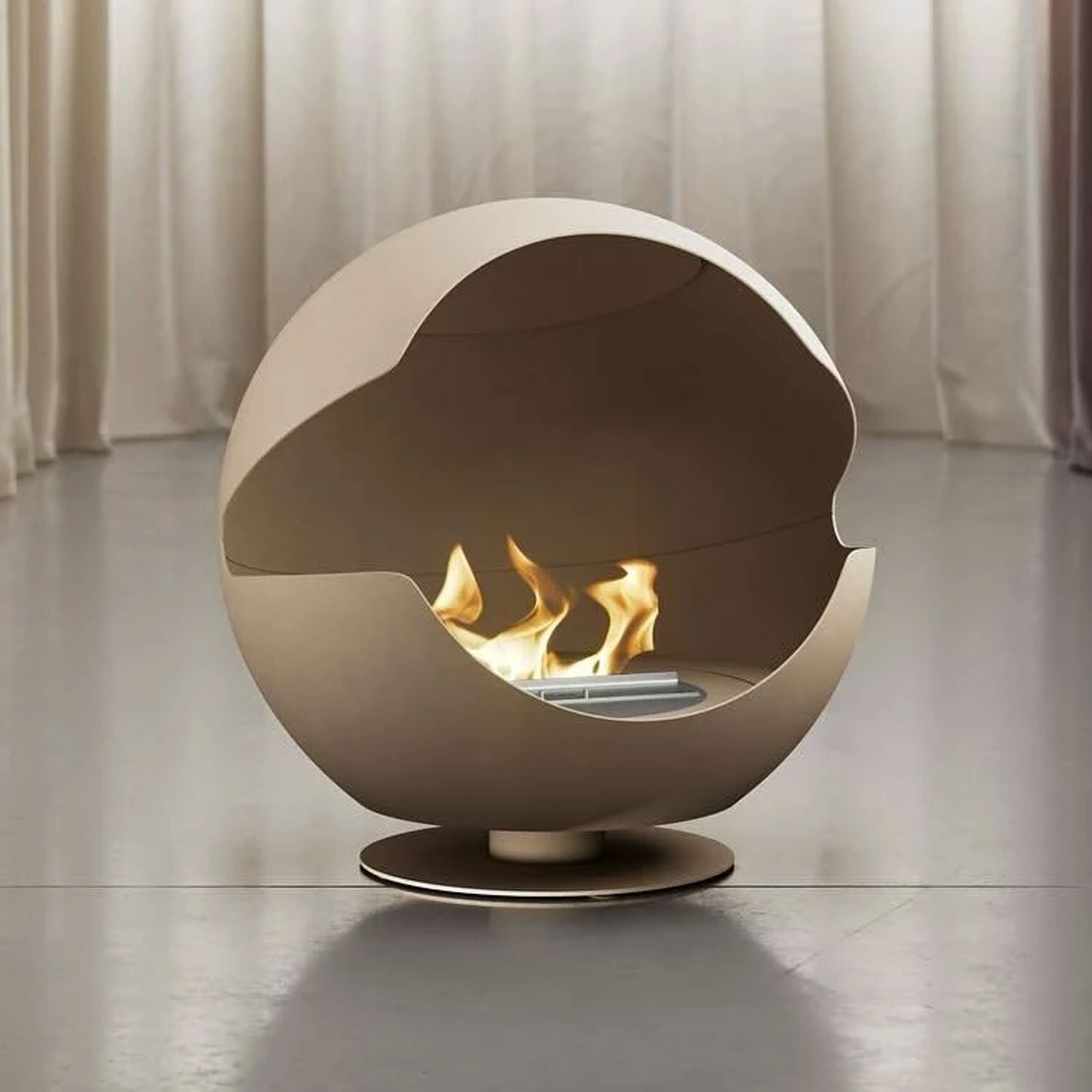 Lot De 2 Foyers De Table, Intérieur Et Extérieur, Cheminées De Table à