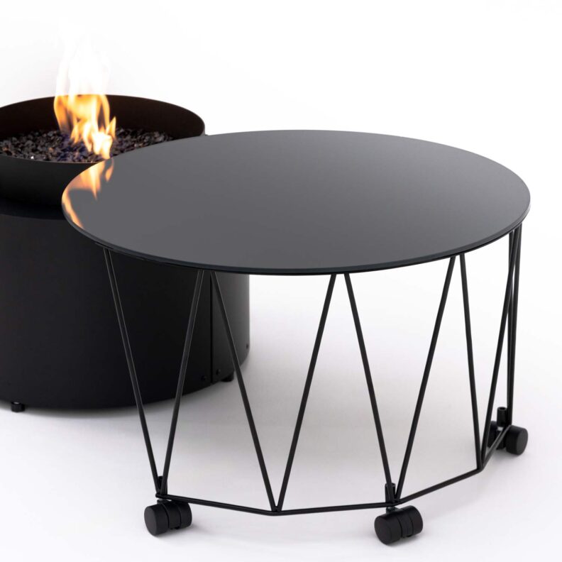 Cheminée table pour extérieur Planika Drum – Image 6