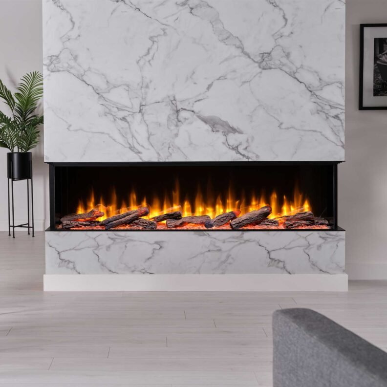 Cheminée électrique 3 faces Dimplex Ignite Ultra Optiflame – Image 6