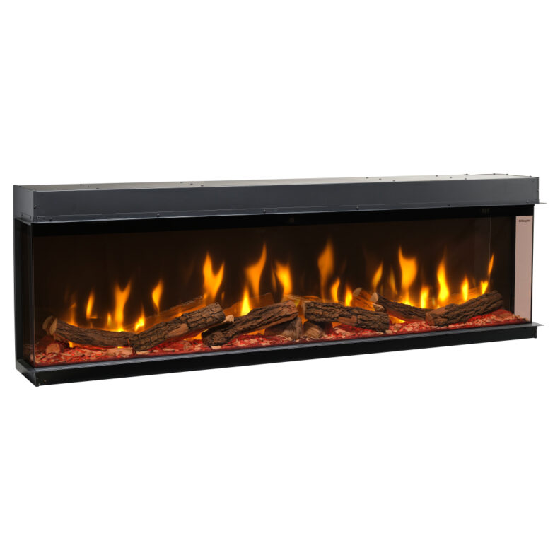 Dimplex Bold 74' avec set de grosses bûches effet chêne