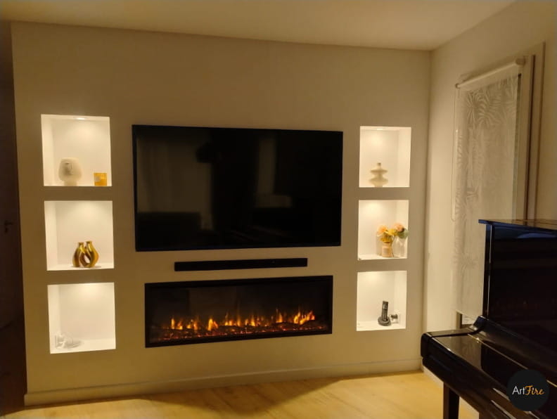 Cheminée électrique encastrable Gazco FireFX Atmos – Image 2