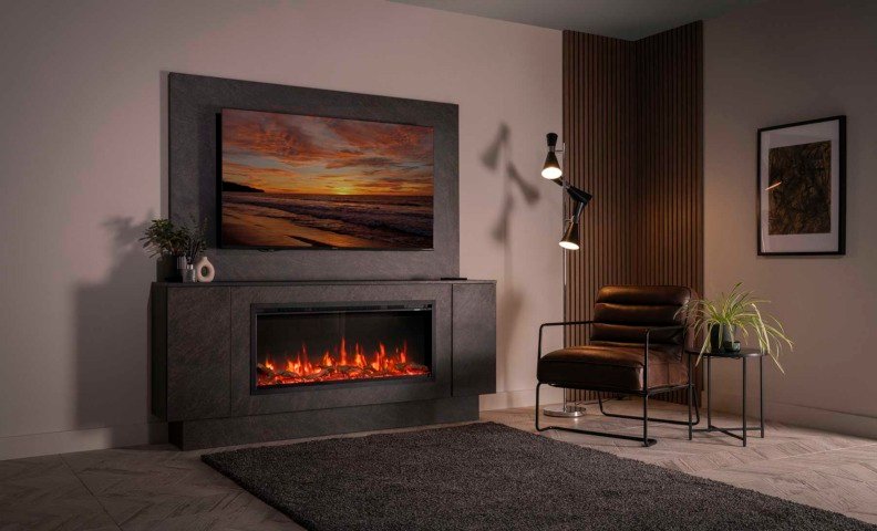 Cheminée électrique encastrable Gazco FireFX Atmos Slim – Image 13