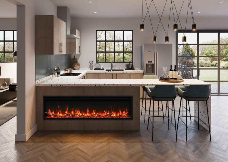 Cheminée électrique encastrable Gazco FireFX Atmos Slim – Image 14